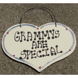 1028GRAM - Grammys Are Special large wood heart 