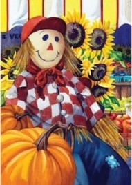 Fall Garden Flag 110551 -  Farm Scarecrow 