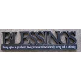 11146I- Blessings Tabletop Cutout
