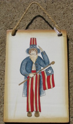 1123 - Uncle Sam wood sign