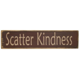 Primitive Wood Block 12570-Scatter Kindness  
