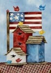 Freedom Birdhouses House Flag HFB1328