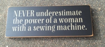 T1859SM- Sewing Machine Wood Sign