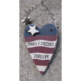 21685 - Stars & Stripes Forever Patriotic Heart