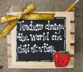 Teacher Gifts 2708 Teachers  Change the world one Child at a Time Supply Box 