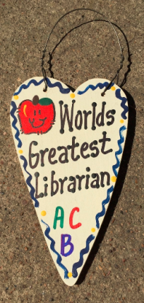   Teacher Gifts 3016  Worlds Greatest Librarian 