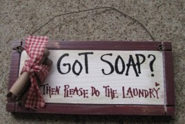32203GS - Got Soap? Then please do the Laundry