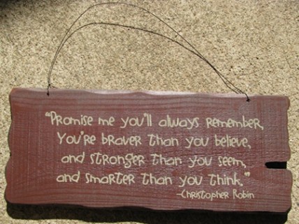 32304M- Promise Me you will always remember wood sign 