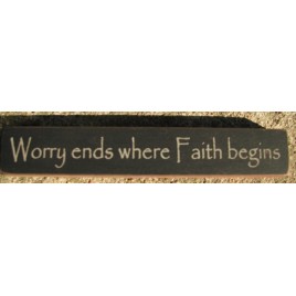 32317WB - Worry Ends Where Faith Begins 