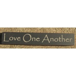 32318LB Love One Another mini wood block 