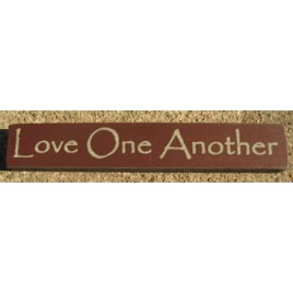 32318LM Love One Another mini wood block 