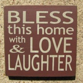 32348BM-Bless this Home with Love and Laughter 