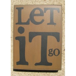 32423G - Let It Go wood Box 