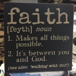 Primitive Faith Word Definition Sign