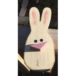 Wood Bunny Face 33395 - Wood Bunny Head 
