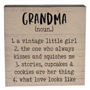 34471 Grandma Definition Box Sign