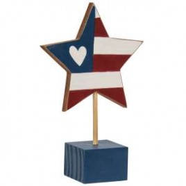  35823 Heart Flag Star On Base