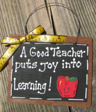 Teacher Gifts 36  A Good Teacher  puts joy into Learning Slate