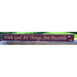Primitive   1875 With God All Things Are Possible Burgundy