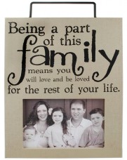 Primitive Wood Box Sign 37060f-Being part of this family