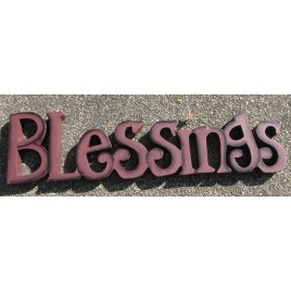 37121B - Blessings Wood Block 