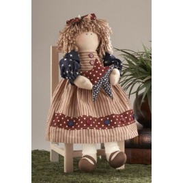 41400- Americana Doll w/star