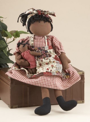 41791BD- Black Doll w/ Baby