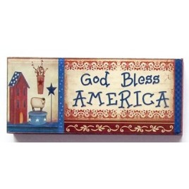 Partiotic Block 48150GBA- God Bless America Block