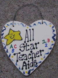  Teacher Gifts 5010 All Star Teacher Aide Heart