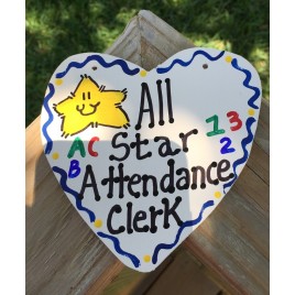Attendance Clerk Teacher Gifts 5029 All Star Attendance Clerk