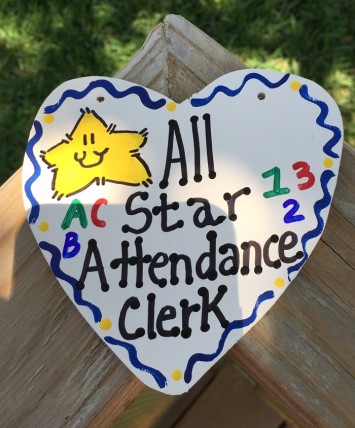 Attendance Clerk Teacher Gifts 5029 All Star Attendance Clerk