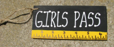 Teacher Gifts 5200BGP  Black Girls Hall Pass 