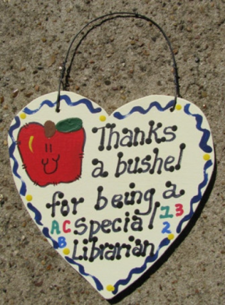 Teacher Gift  6013 Thanks a Bushel Special Librarian