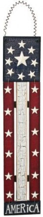 Patriotic Wood Sign 61867 Tall Stars & Stripes 