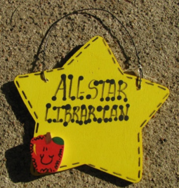 Teacher Gifts 7013  All Star Librarian 