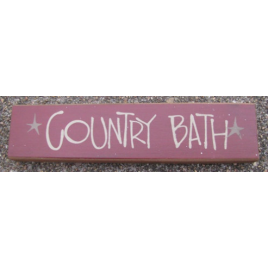 Primitive Wood Block  82255CB- Country Bath  