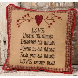  8P5708-Love Bears All Things Pillow