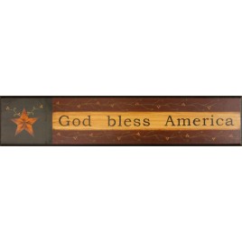 Patriotic Sign 8W1192-God Bless America  