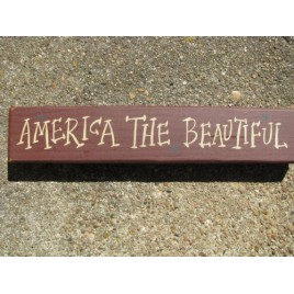  M9001ATB - America the Beautiful wood block 