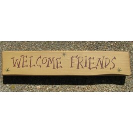  M9006WF - Welcome Friends  Wood block 