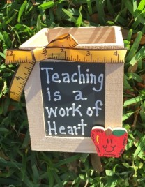 Teacher Gifts 913503DC-Teaching is a work of heart Wood Box