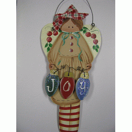 964X- Joy wood Christmas Angel 