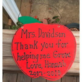 Teacher Gifts A9502  (teachers name) Thank you for helping me Grow Love (child's name) and  (current) year