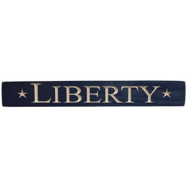 Engraved Wood Sign G9061- Liberty  