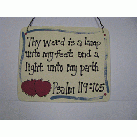  4004 - Thy word is a lamp unto my feet Psalm 119:105 