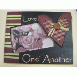  49692-Love One Another wood Frame
