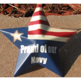 OR224 - Proud of our Navy - Metal Star 