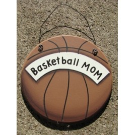 WD1900C - Basketball Mom wood sign 