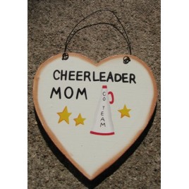 WD1900G - Cheerleader Mom wood sign