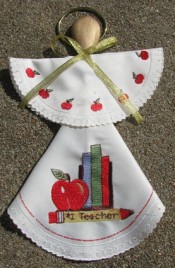 Teacher Gifts AS2 - Angel Spoon Teacher Cloth